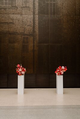 Beautiful bridal bouquet and wedding flower arrangements by East London florist