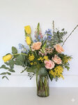 Sherbet Dip Large bouquet - spring-inspired mix of powder blues, candy pinks and lemon zest - image 4