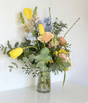 Sherbet Dip Large bouquet - spring-inspired mix of powder blues, candy pinks and lemon zest - image 6