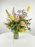 Sherbet Dip Medium bouquet - spring-inspired mix of powder blues, candy pinks and lemon zest - image 3