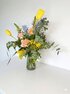 Sherbet Dip Medium bouquet - spring-inspired mix of powder blues, candy pinks and lemon zest - image 5