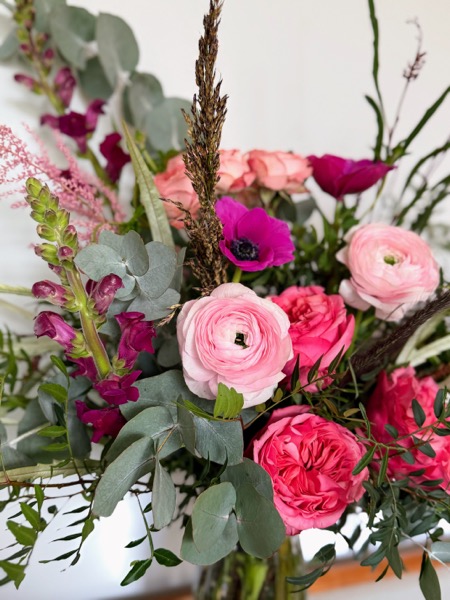 The Grand Love bouquet - bold abundant Valentine's arrangement with layered roses and ranunculus - image 7